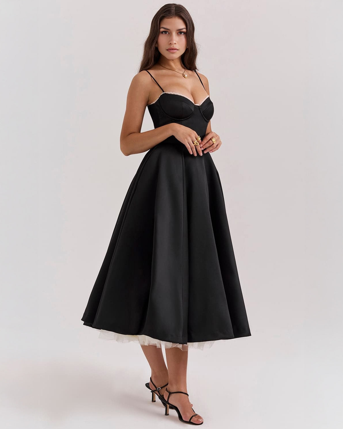 Ophira™ - Robe Midi Corset Élégante