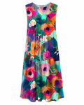 Callie™ – Robe sans manches élégante avec motif floral