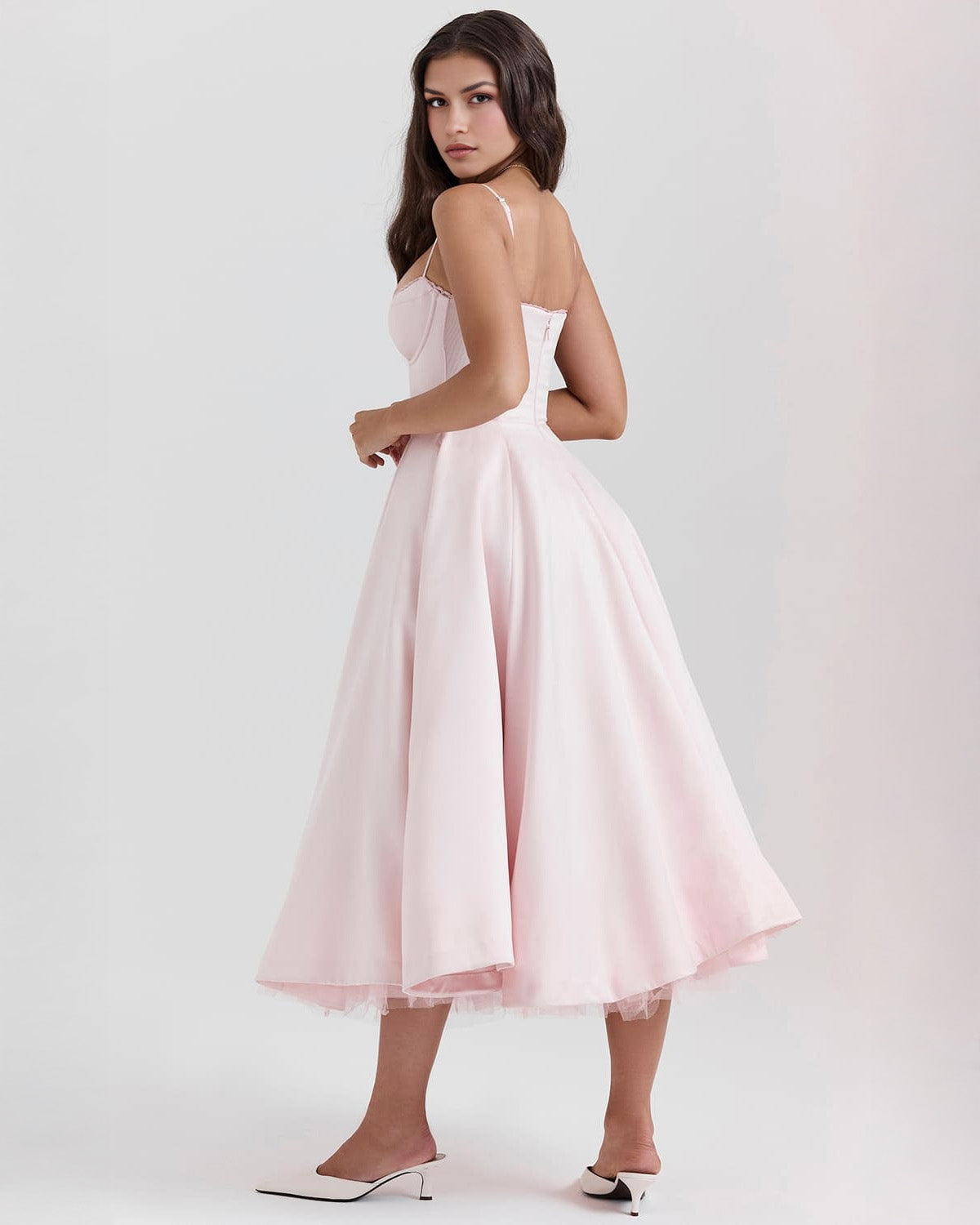 Ophira™ - Robe Midi Corset Élégante