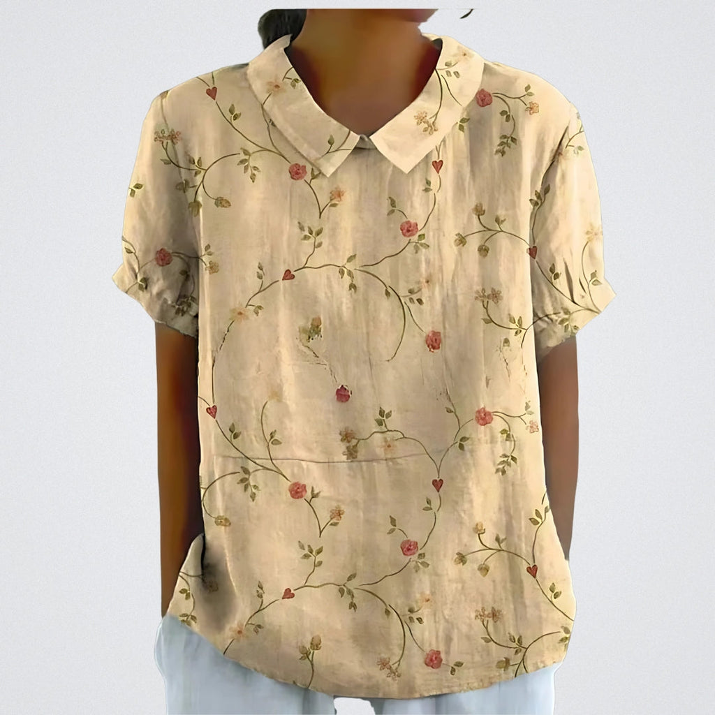 Lina™ - Blouse élégante avec motif floral