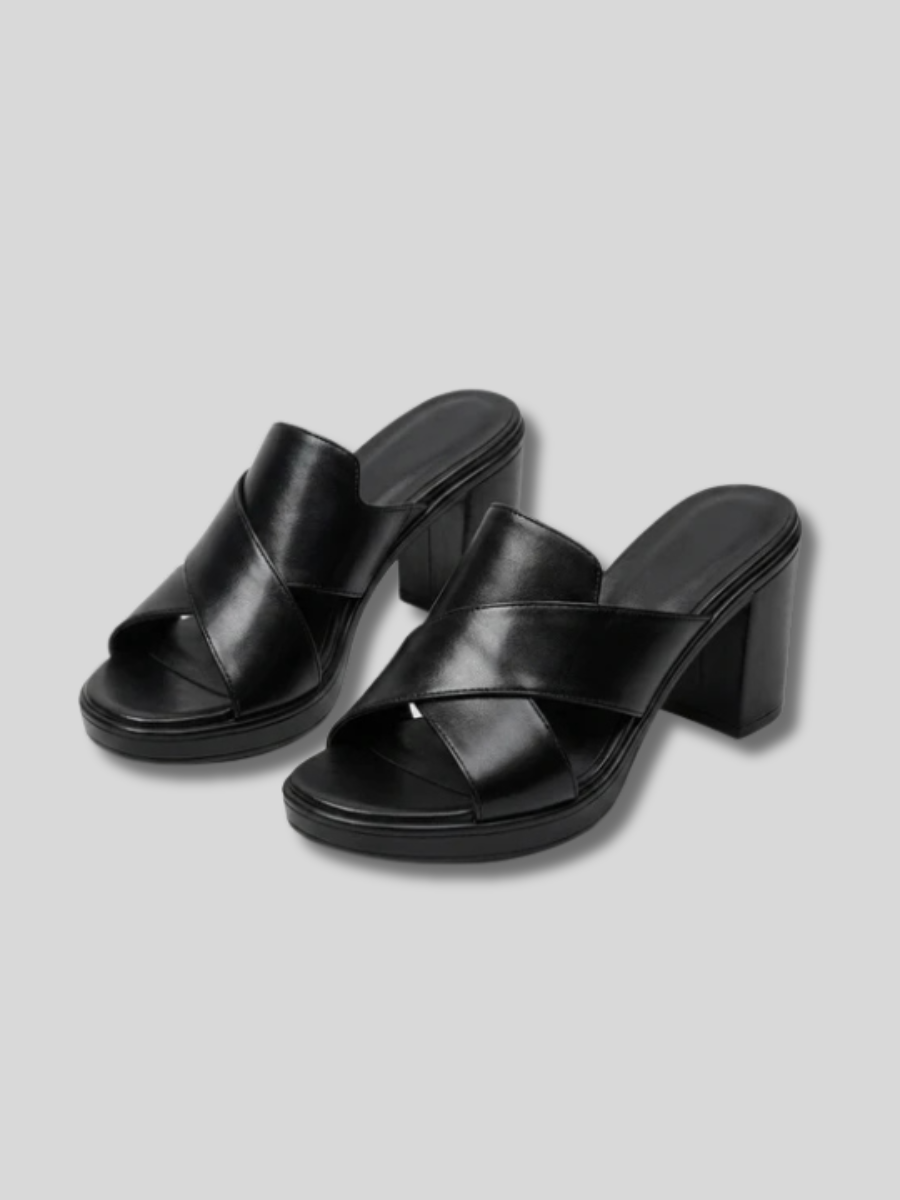 Hezlea | Sandales à talons élégantes avec des lanières croisées