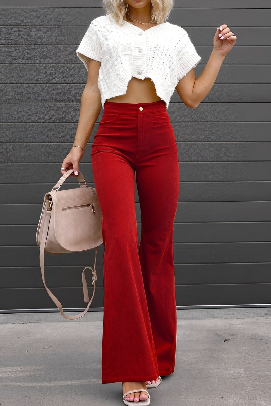 Mira - Pantalon Évasé Élégant pour Femme