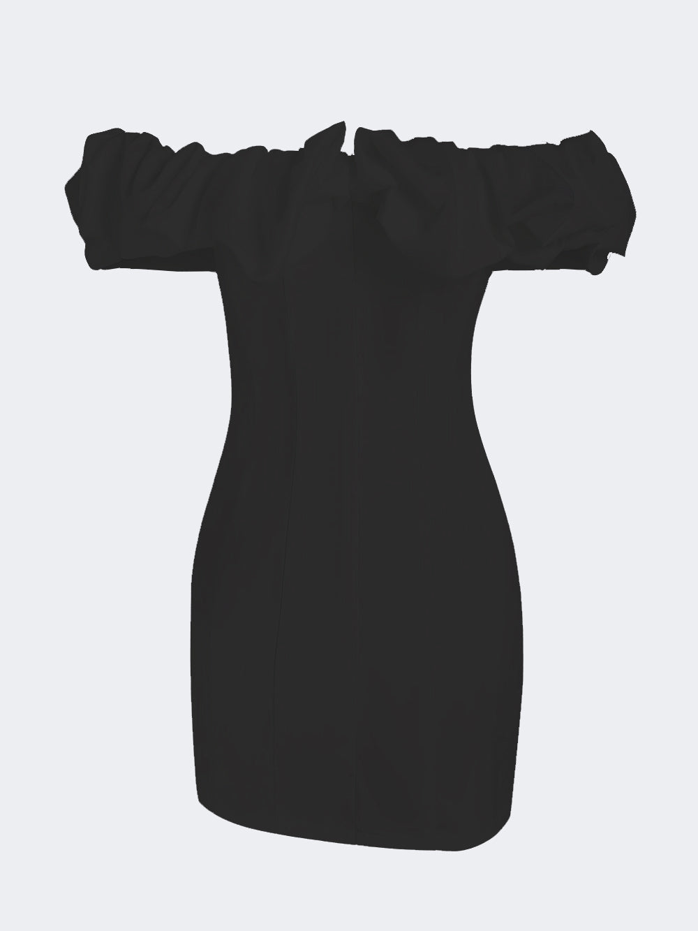 Robe Mini d'Été pour Femmes | Sans Bretelles avec Volants