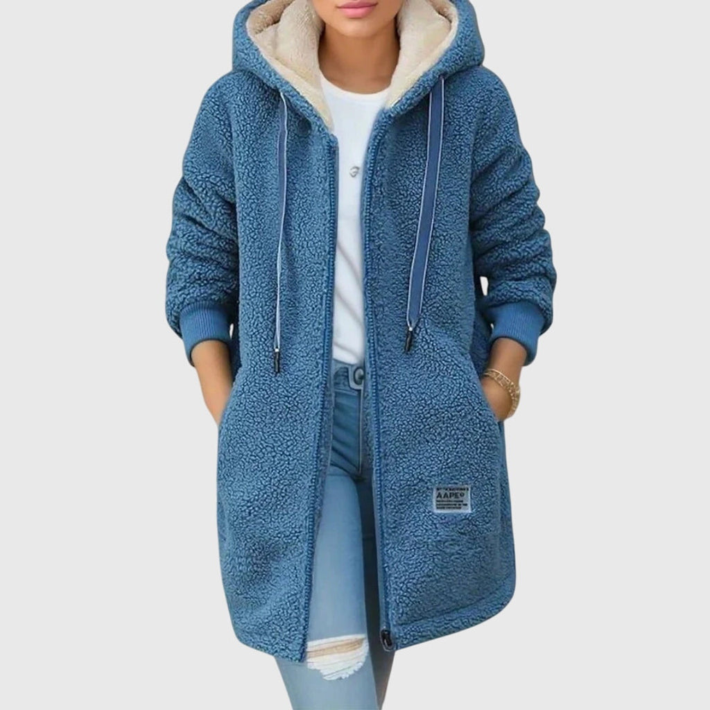 Patricia - Élégante Veste en Fleece Teddy Chaud