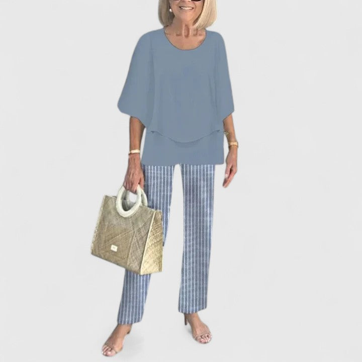 Ensemble Femme | Pantalon Large à Fleurs