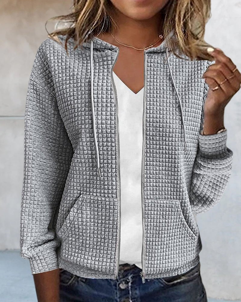 Hannah | Veste en Tricot Décontractée et Polyvalente avec Capuche