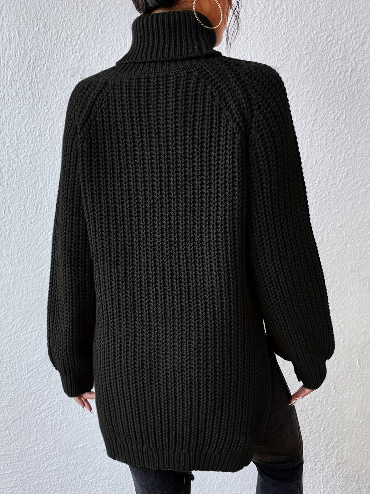 SWEAT-SHIRT À COL HAUT ET COUPE ÉLÉGANTE POUR FEMMES
