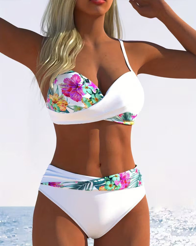 Diana - Bikini Push-up avec Imprimé Floral