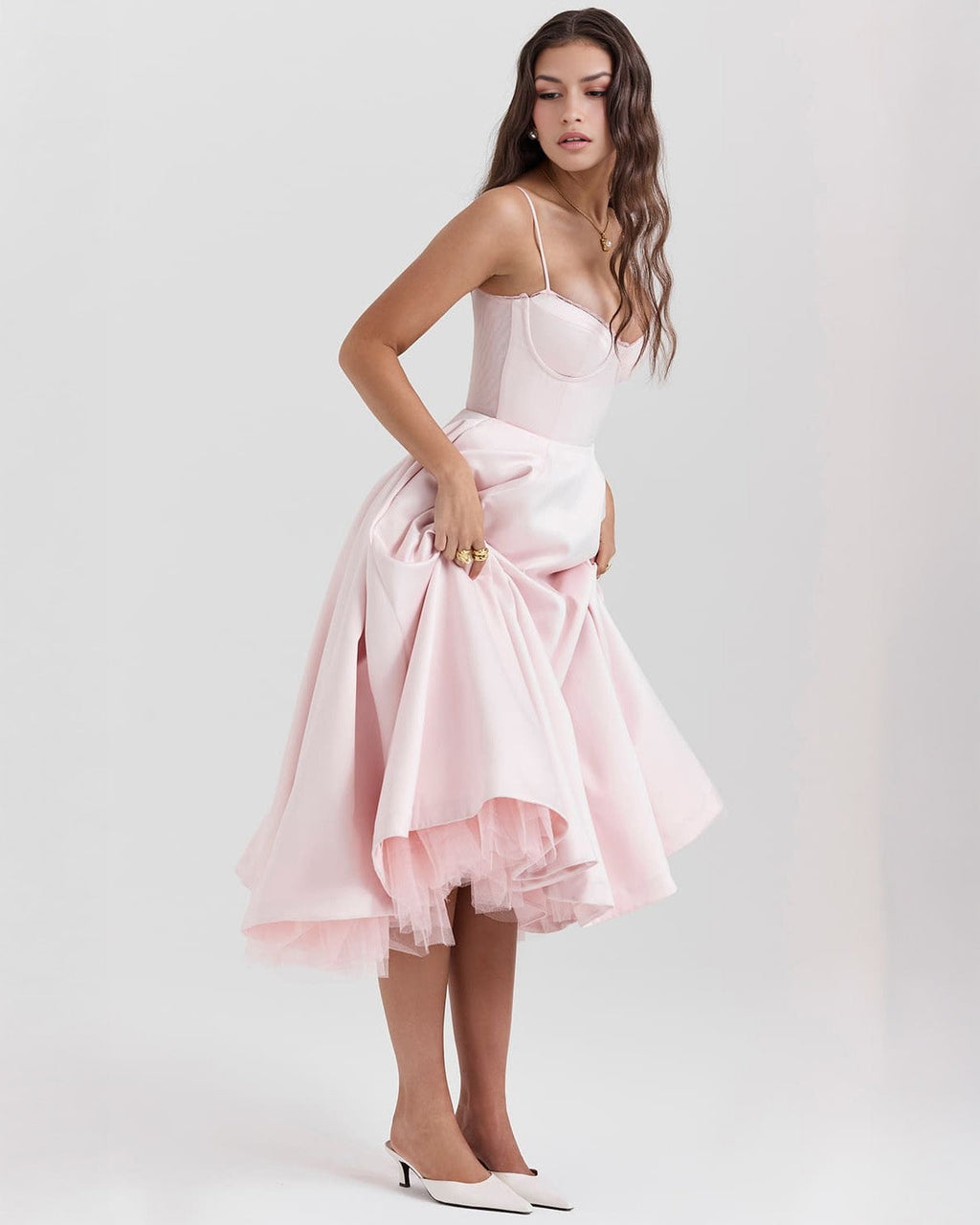 Ophira™ - Robe Midi Corset Élégante