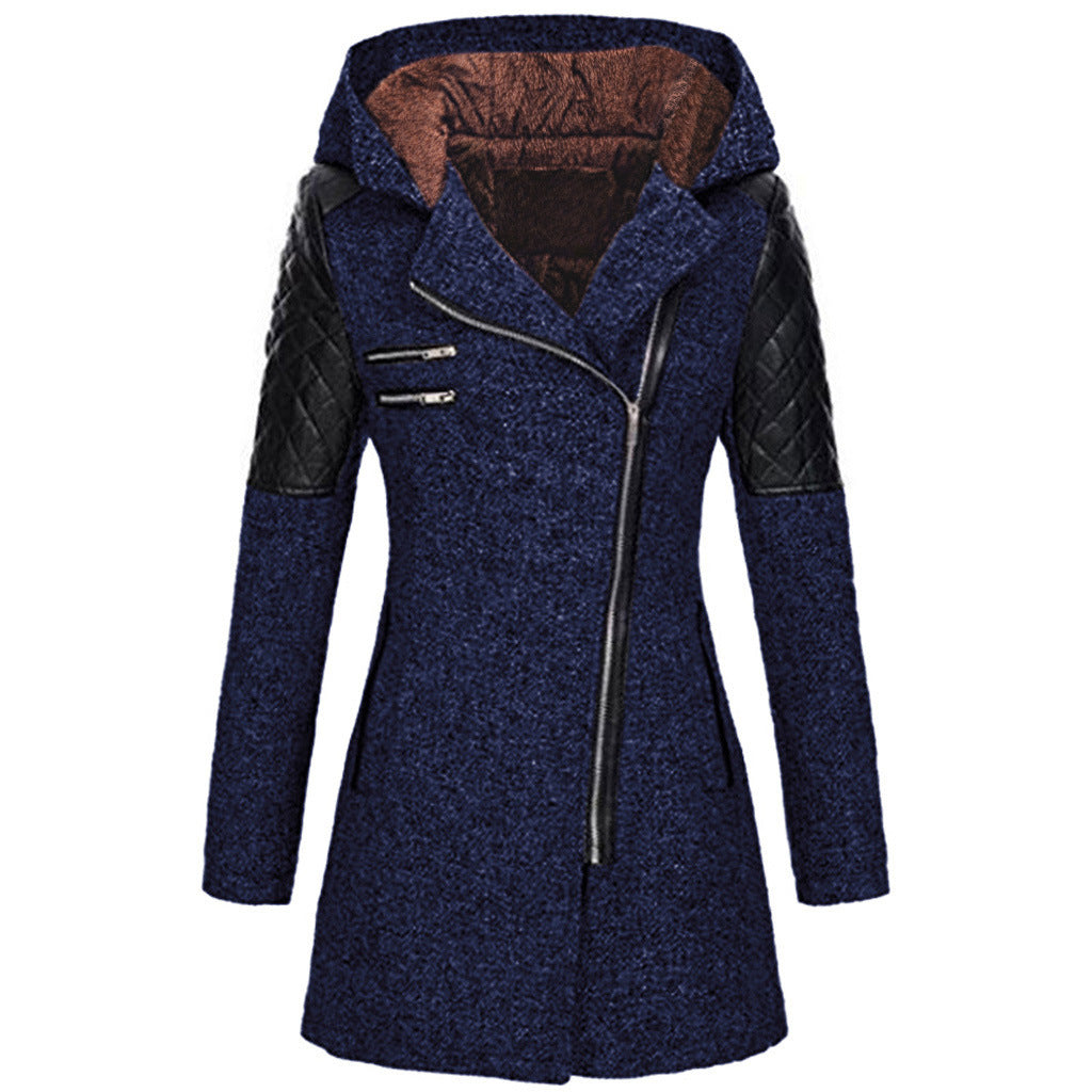 Wendy - Manteau d'Hiver Stylé Cintré avec Capuche