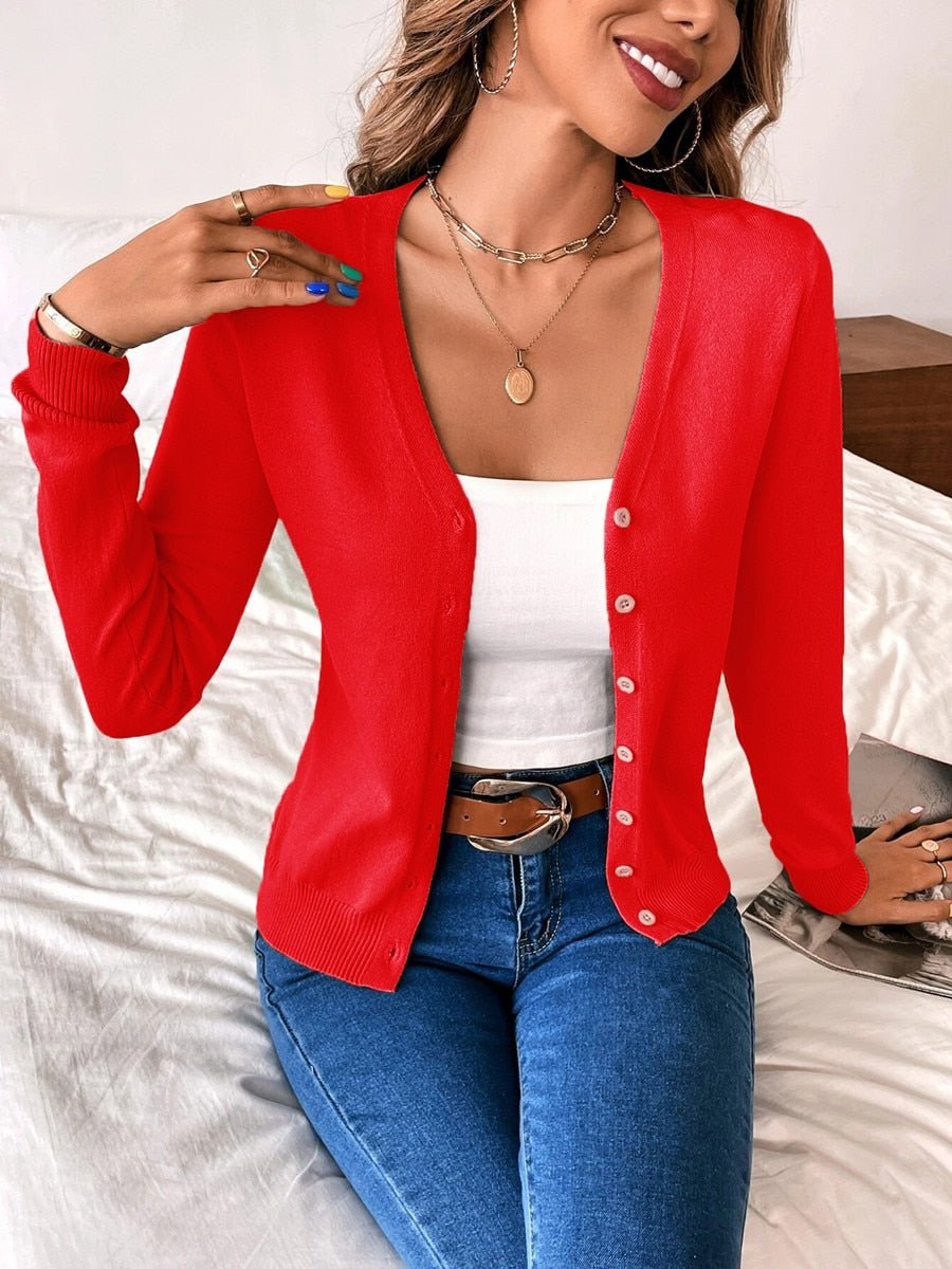 Evelyn | Veste en Tricot Légère et Élégante à Superposer