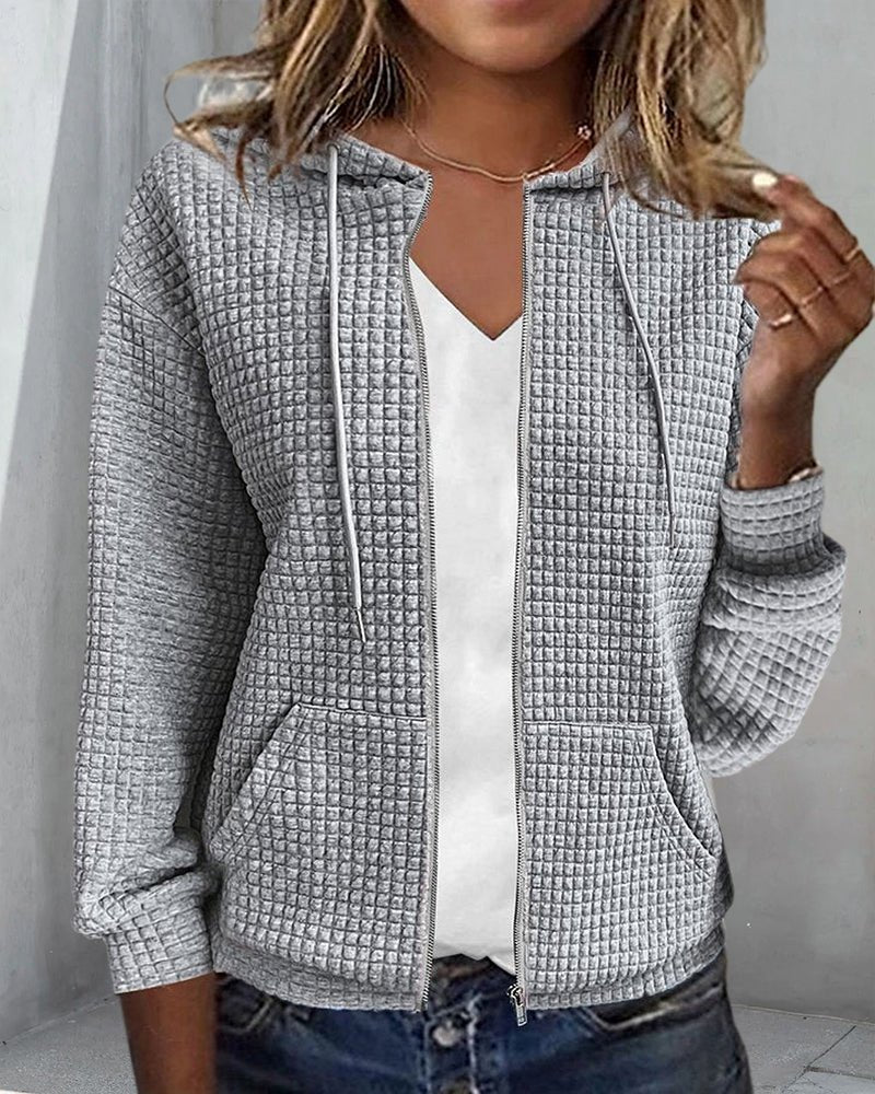 Hannah | Veste en Tricot Décontractée et Polyvalente avec Capuche