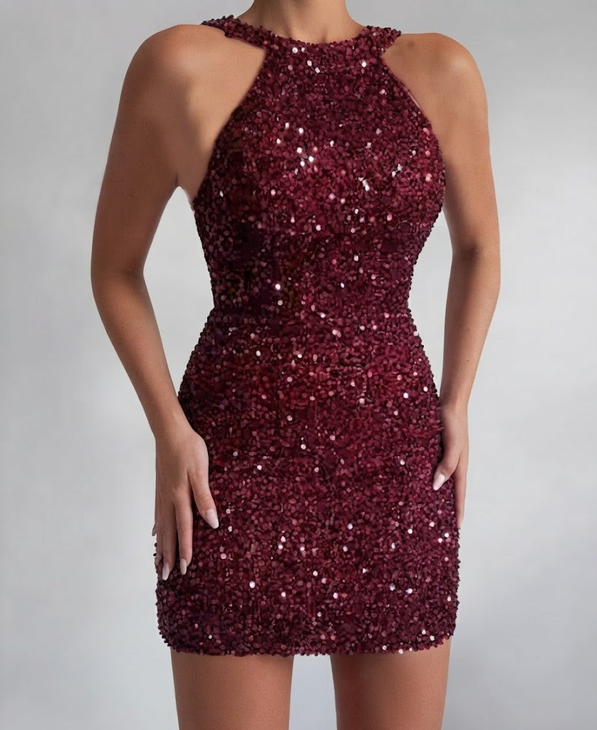 Stella | Robe à Paillettes Éblouissante pour Occasions Festives