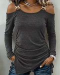 Haut Camisole Irrégulier Décontracté