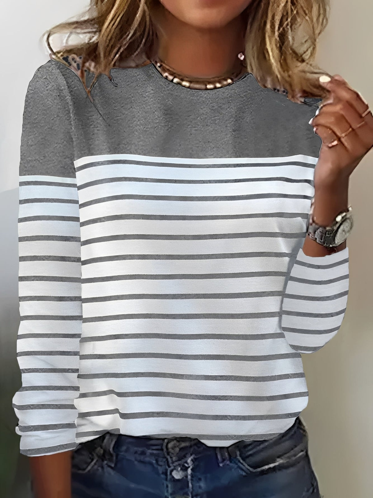 Ella - Blouse à Manches Longues pour Femmes - Élégante et Décontractée