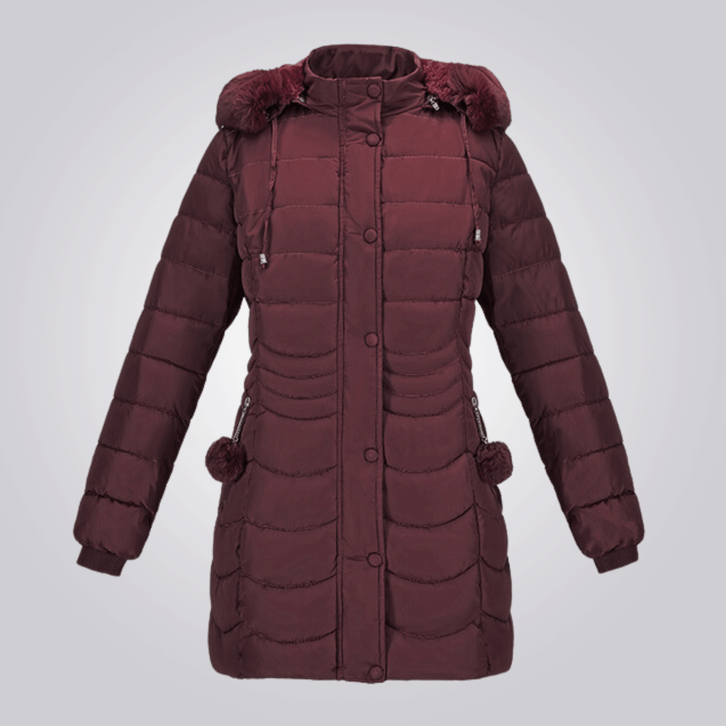 Saskia - Élégant Long Manteau D'hiver Matelassé