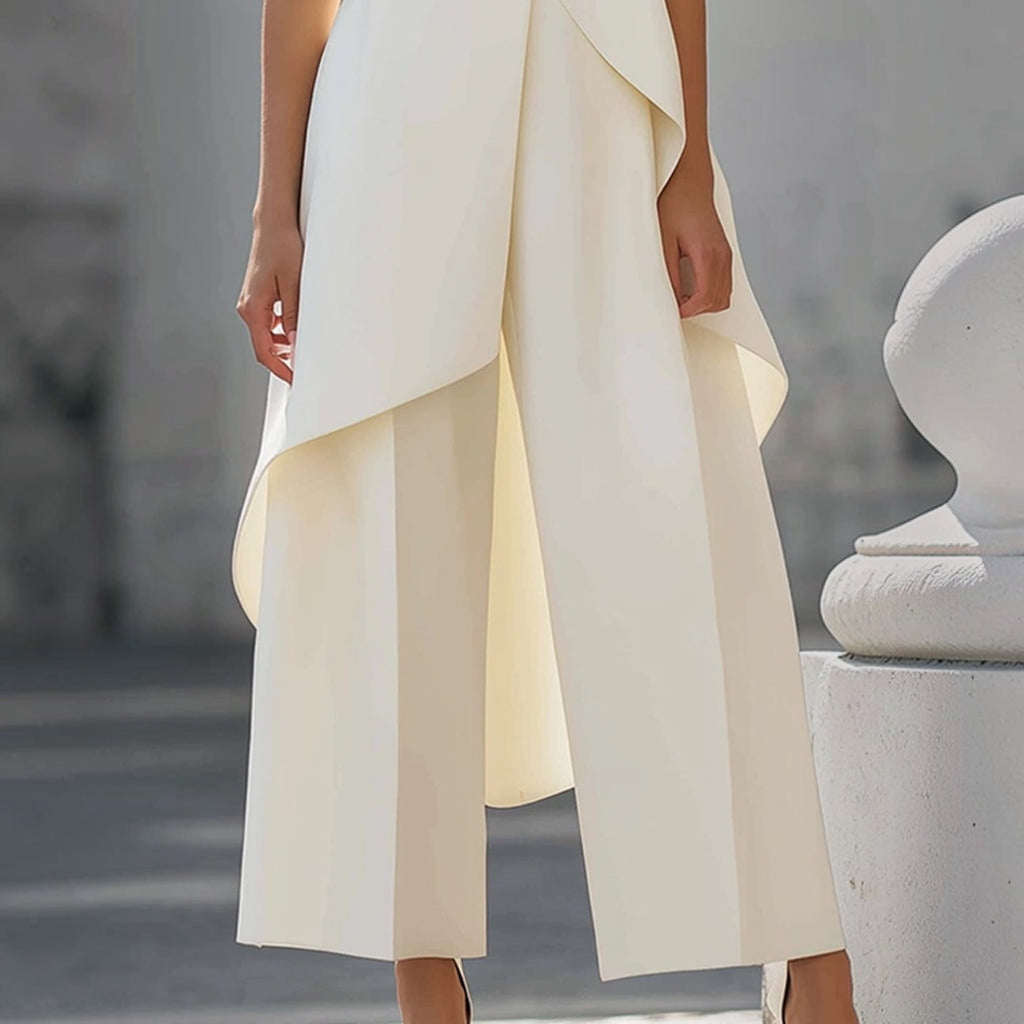 Jelyra | Robe longue moderne avec design asymétrique