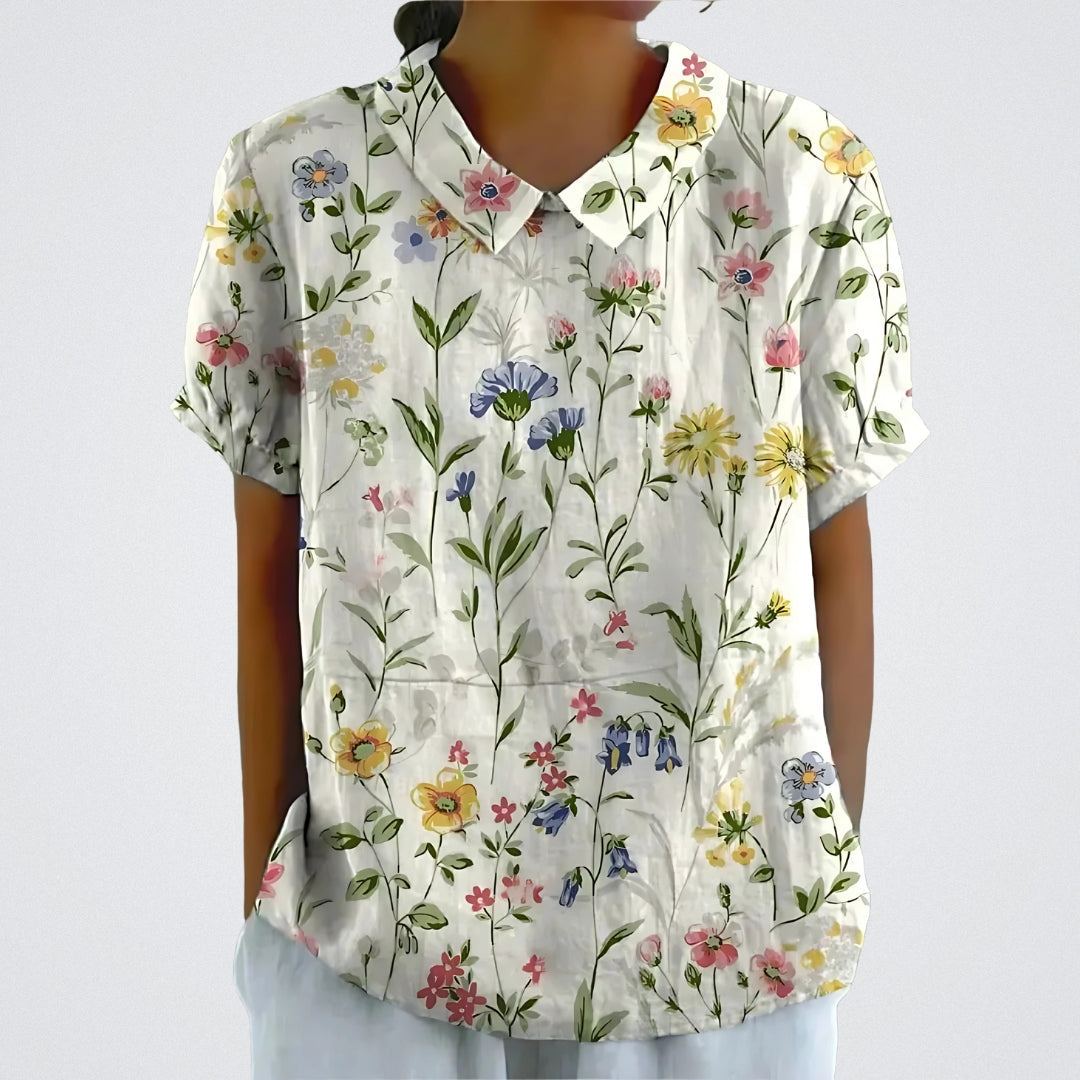 Lina™ - Blouse élégante avec motif floral