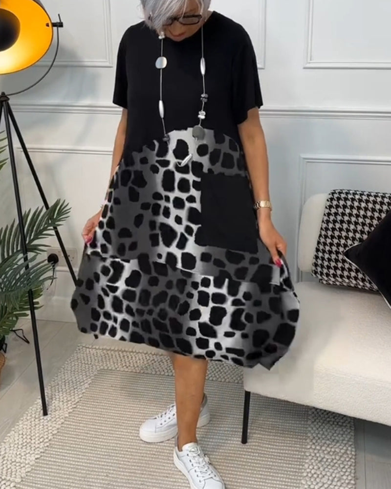 Sherlene - Robe imprimé léopard