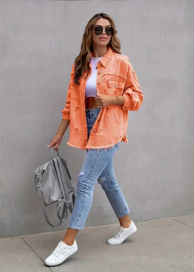 Veste en Denim Mi-saison