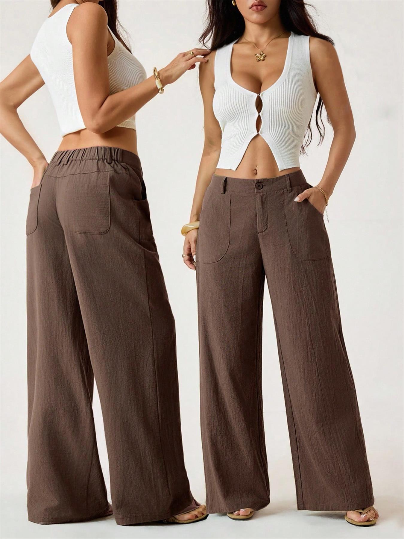 Oaklynn | Pantalon large élégant avec coupe classique