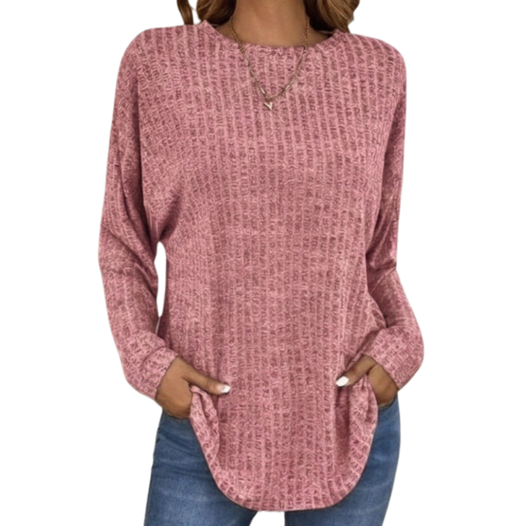 Camilla | Pull en Tricot Oversize Élégant et Confortable avec Texture Waffle
