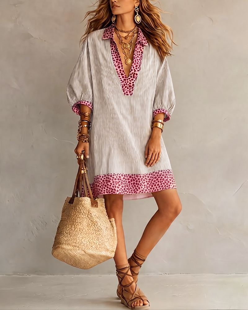 Zélie | Robe Mini pour Femmes avec Manches Bouffantes