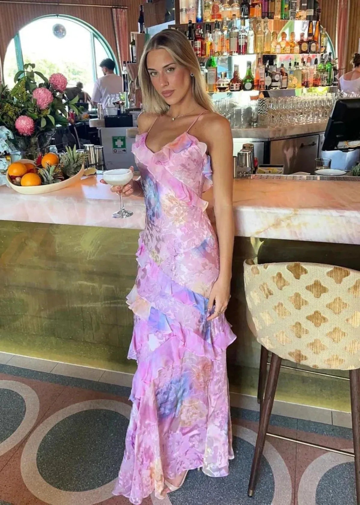 Robe Maxi Formelle d'Été Airborne