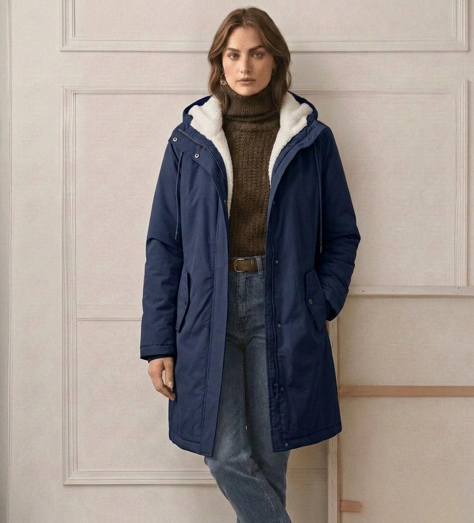 PARKA D'HIVER AVEC DOUBLURE EN POLAIRE POUR FEMMES