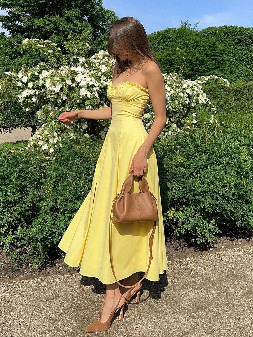 Robe d'été romantique et mignonne Anne