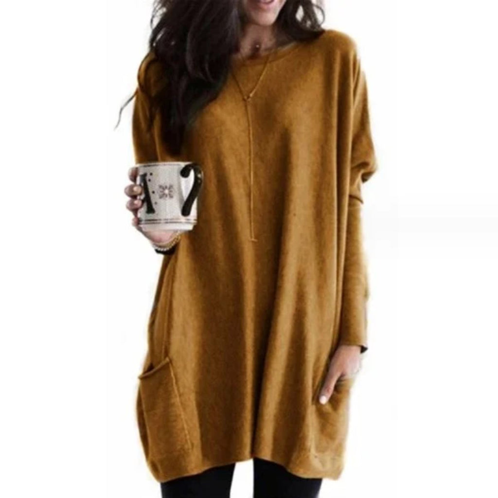 Jessika | Tunique Pull Oversize Décontracté pour Femmes avec Poches