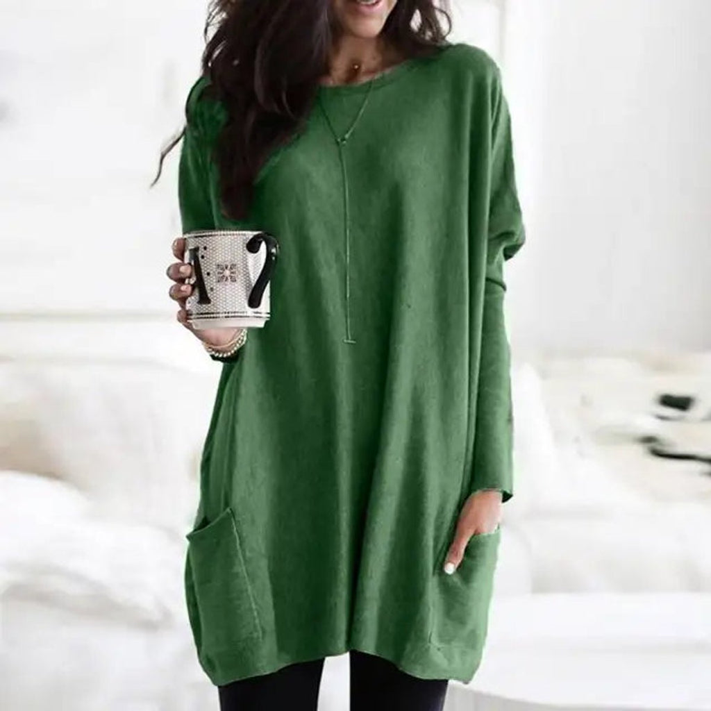 Jessika | Tunique Pull Oversize Décontracté pour Femmes avec Poches
