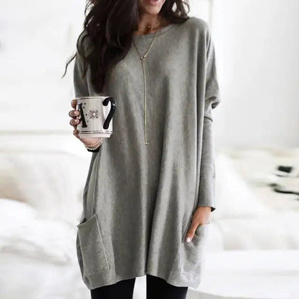 Jessika | Tunique Pull Oversize Décontracté pour Femmes avec Poches