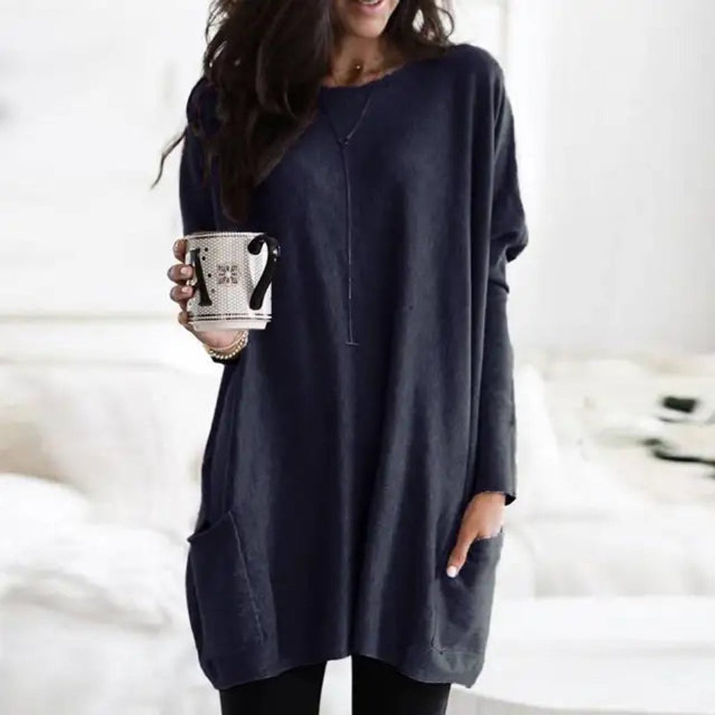 Jessika | Tunique Pull Oversize Décontracté pour Femmes avec Poches