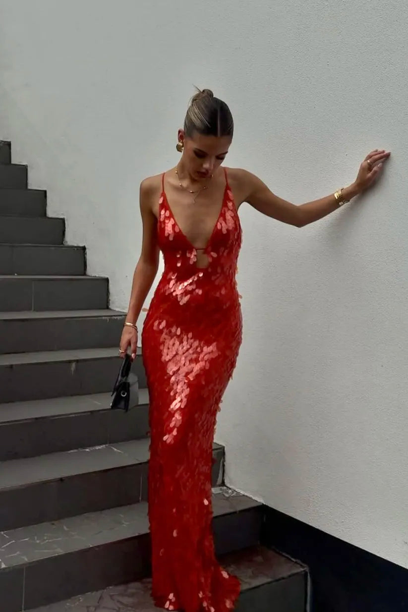 Élégance Scintillante | Robe Chic pour Occasions Fantastiques