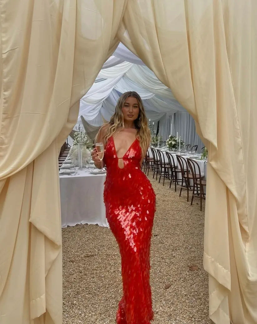 Élégance Scintillante | Robe Chic pour Occasions Fantastiques