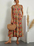 Robe A-Ligne Florale pour un Style Élégant