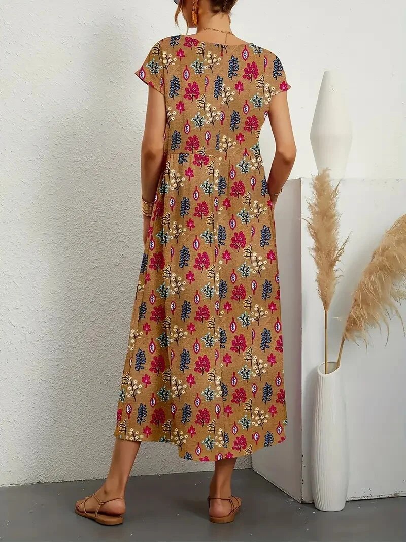 Robe A-Ligne Florale pour un Style Élégant