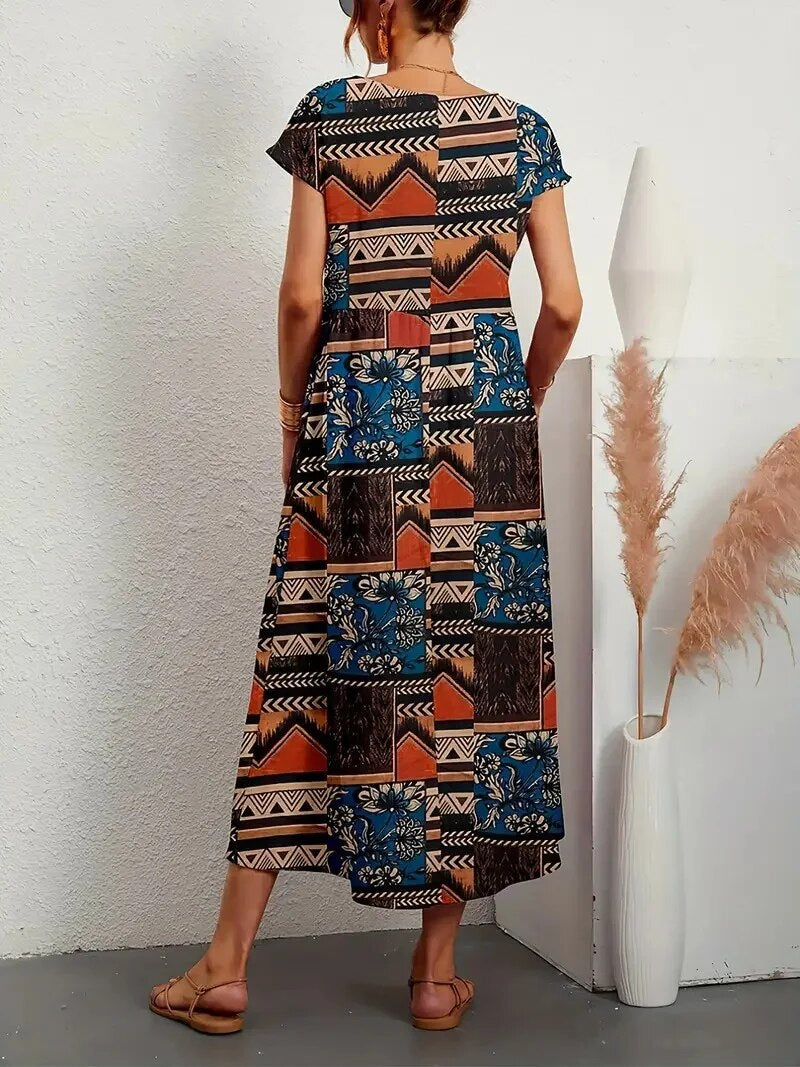 Robe A-Ligne Florale pour un Style Élégant
