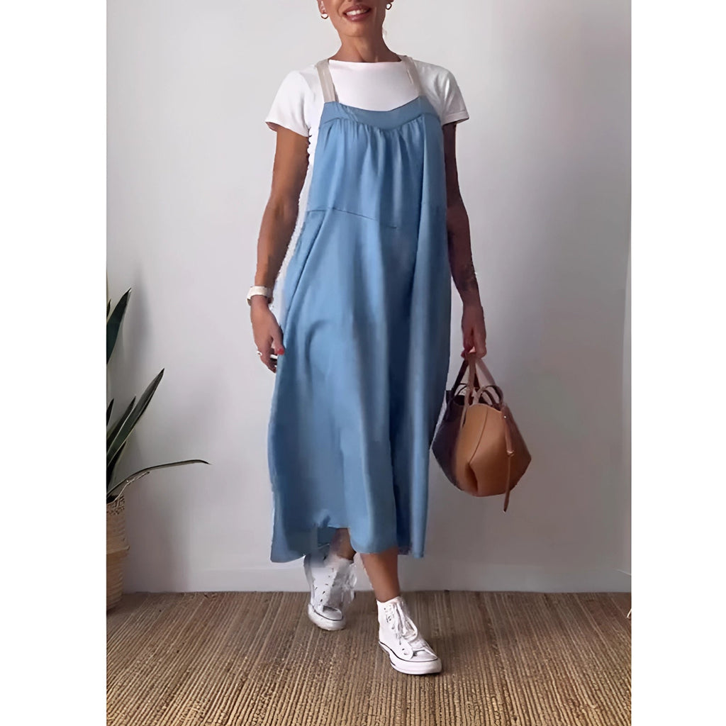 Robe d’Été à Coupe Évasée pour Femme | Idéale pour les Journées Estivales et les Sorties Décontractées