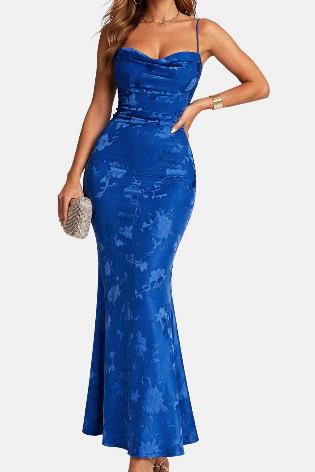 Robe Maxi Avec Fines Bretelles Et Dos Ouvert Pour Femme | Idéale Pour Les Soirées D’été
