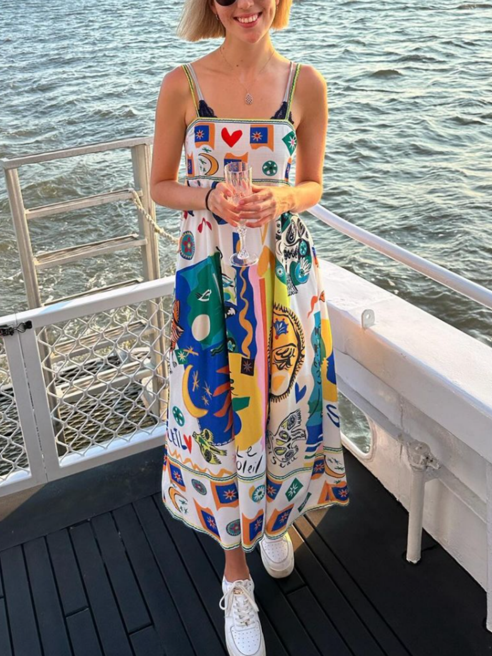 Robe Midi Boho pour Femmes | Imprimé Floral