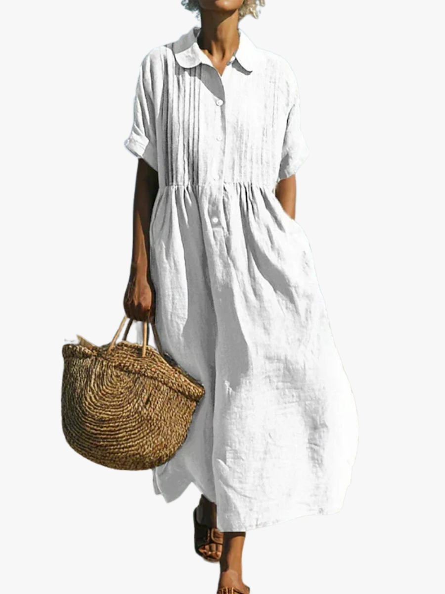 Corvina | Robe de plage longue avec poches pratiques