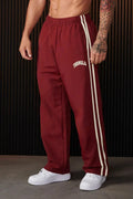 Pantalon de jogging baggy pour hommes | Confort à double rayure et cordon de serrage