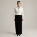 Alianna - Blouse croisée chic en satin