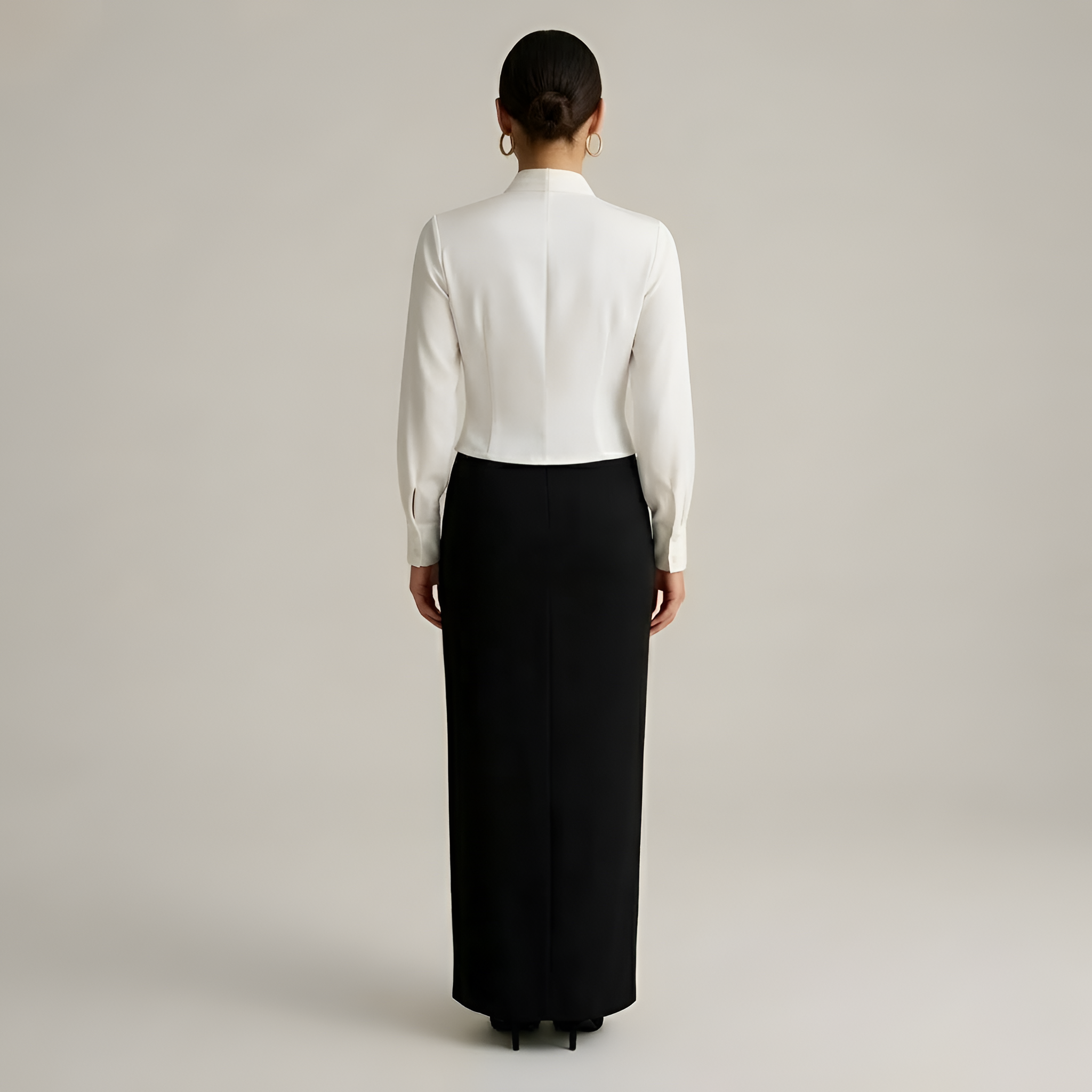 Alianna - Blouse croisée chic en satin