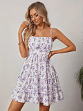 Robe Florale À Motif Pour Femmes | Idéale Pour Les Journées D’Été Et Sorties Décontractées