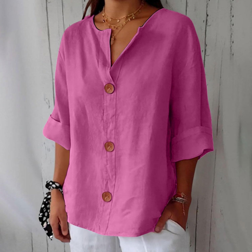 Blouse Femme | Décontractée & Légère avec Col en V