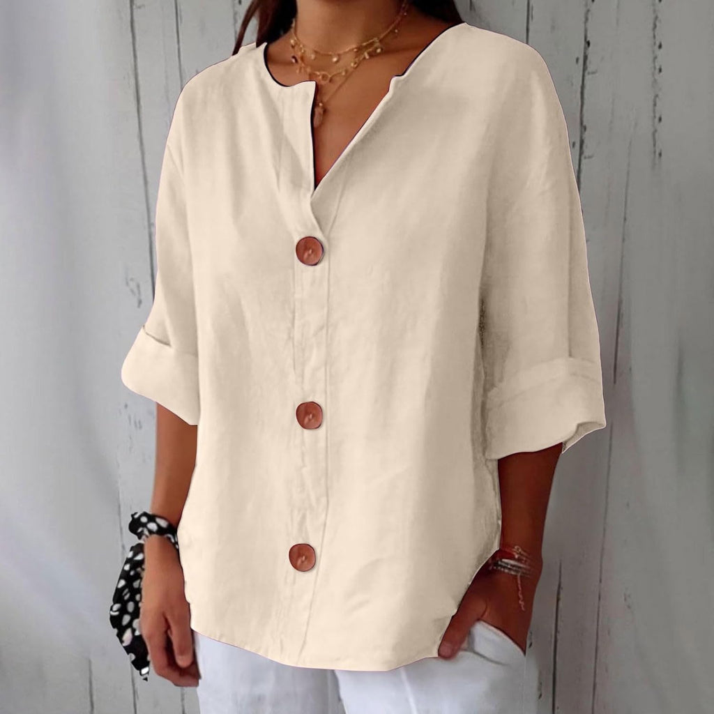 Blouse Femme | Décontractée & Légère avec Col en V