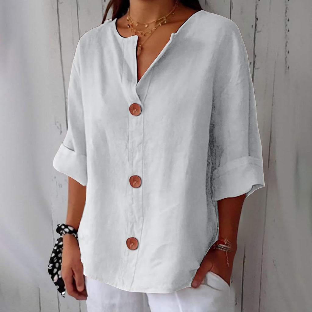 Blouse Femme | Décontractée & Légère avec Col en V